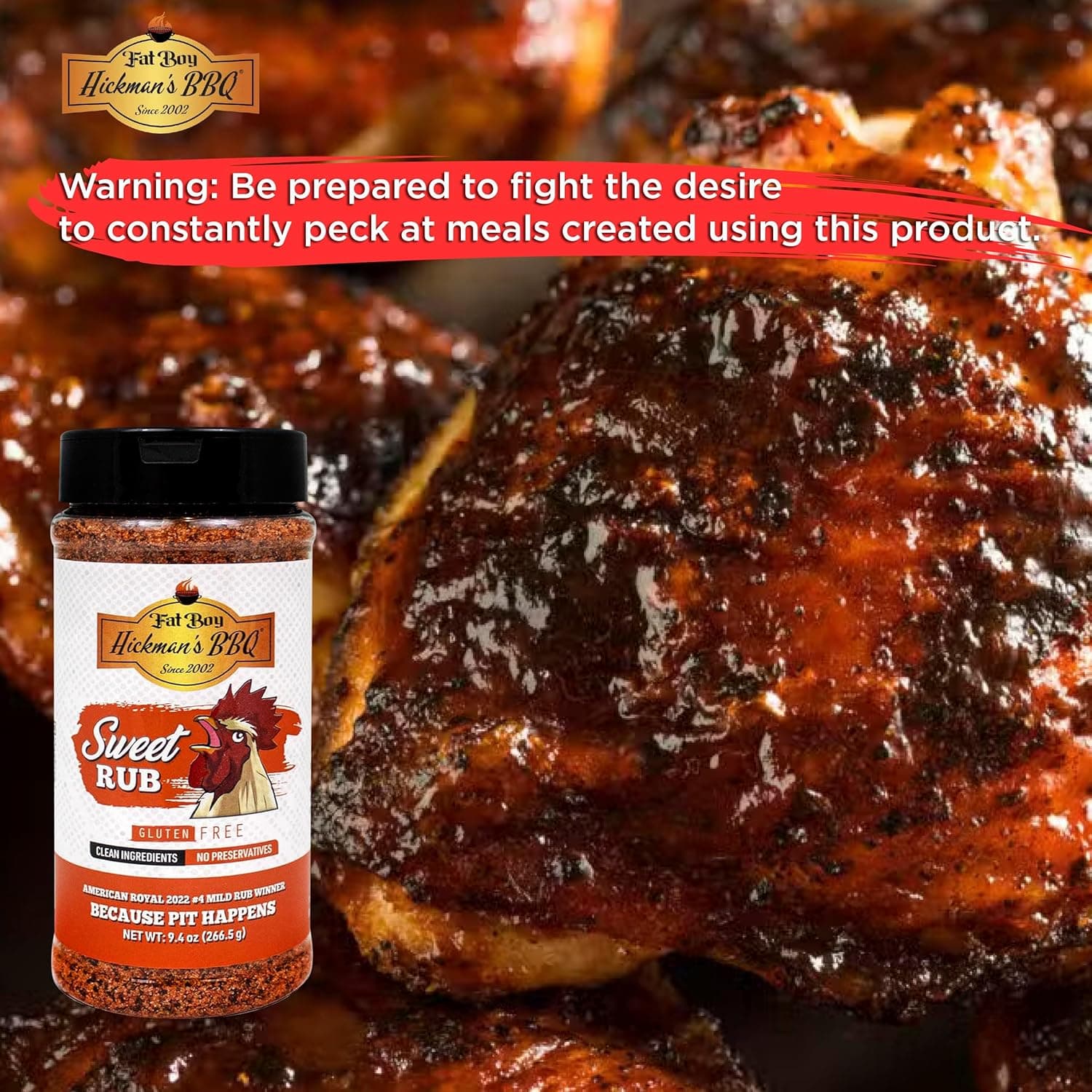 Sweet Natural Gluten Free BBQ Rub 9.4 oz thumbnail 6