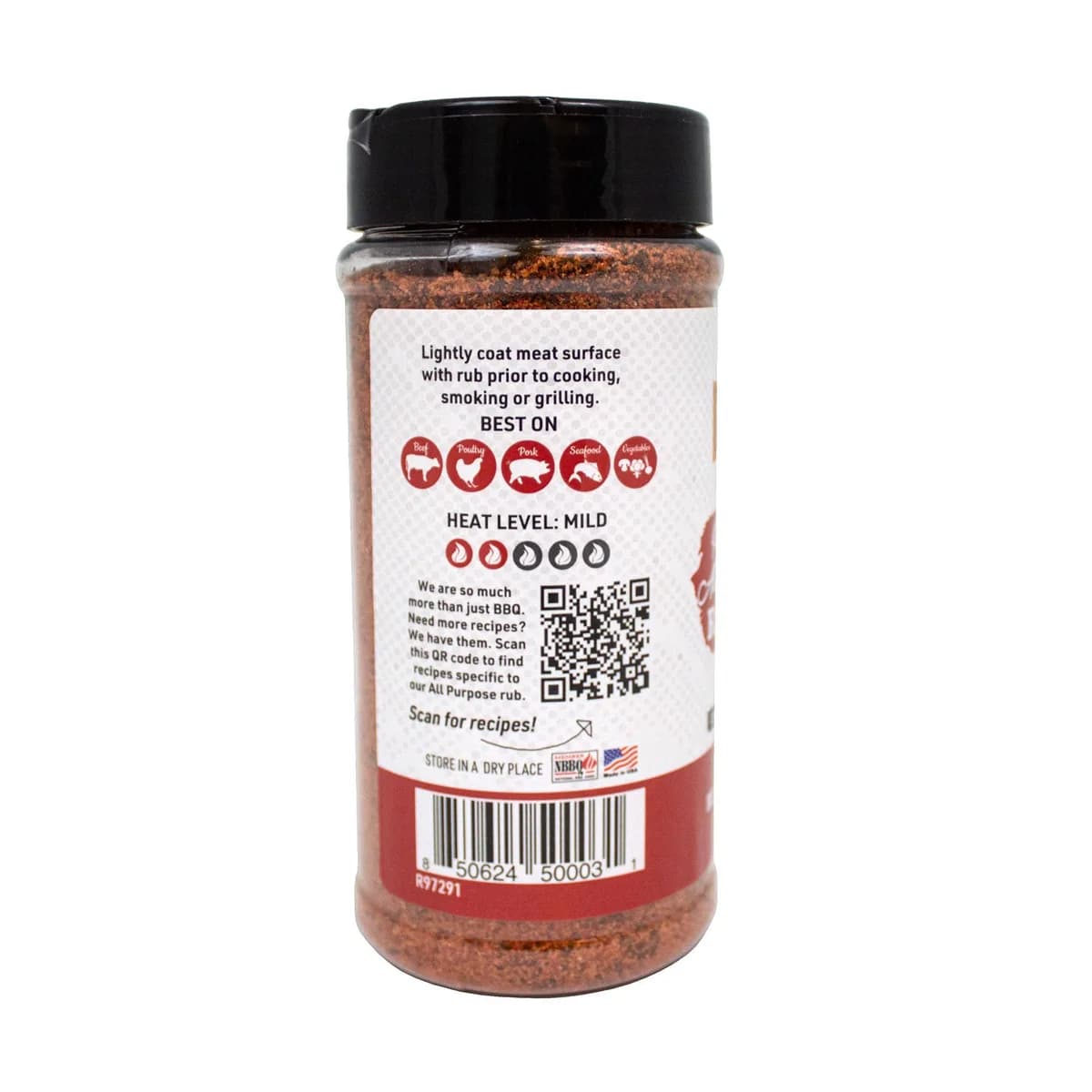 Premium All Purpose Gluten Free Keto Friendly BBQ Rub 11 oz thumbnail 2