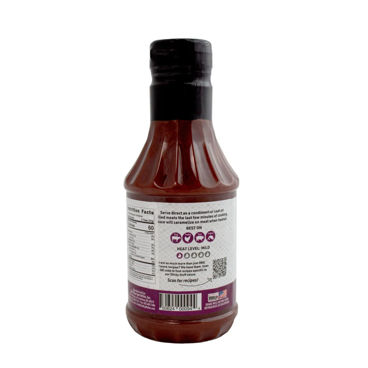 Sticky Stuff Gluten Free Natural BBQ Sauce 19 oz thumbnail 3