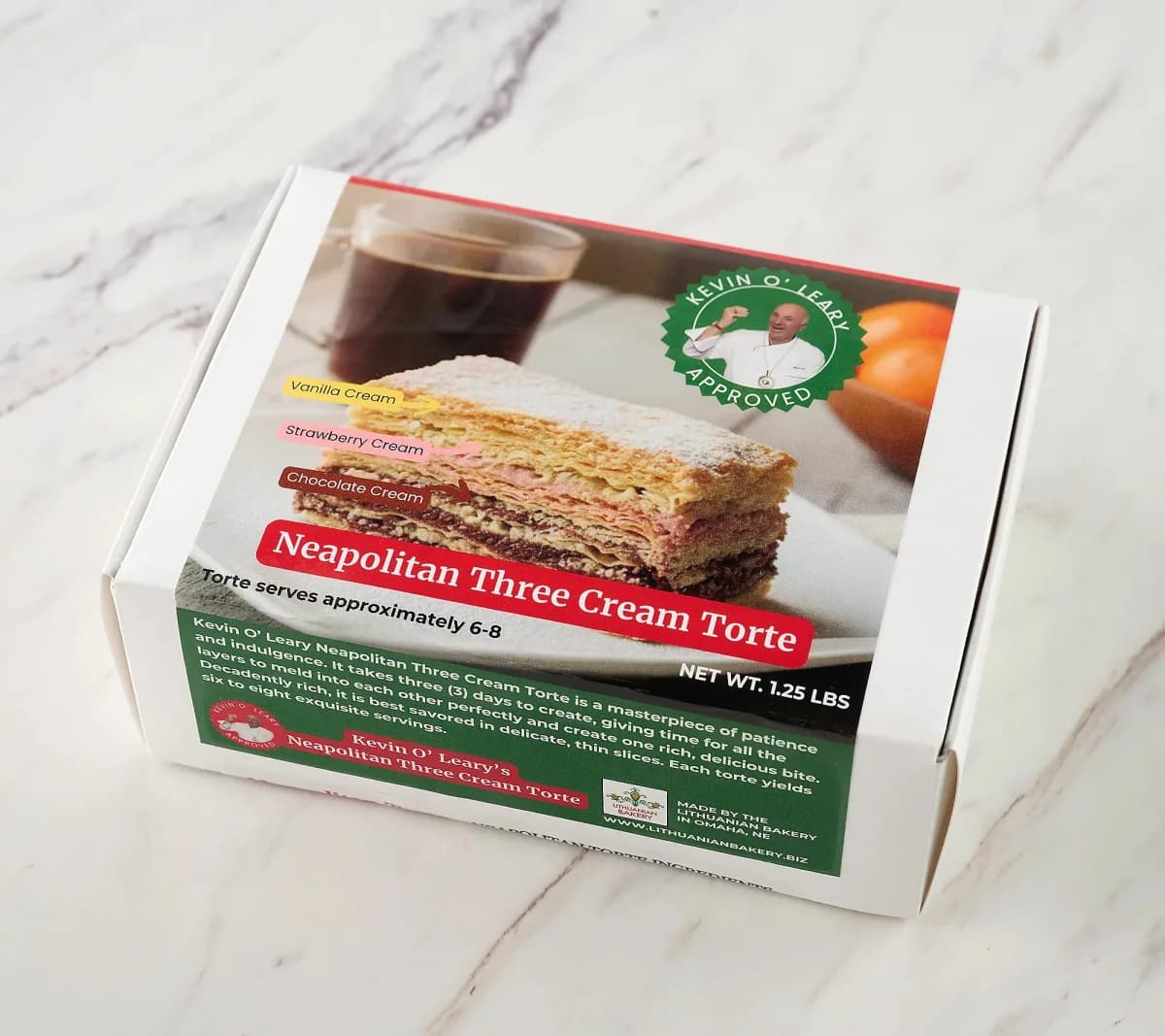 Kevin O'Leary Neapolitan Torte