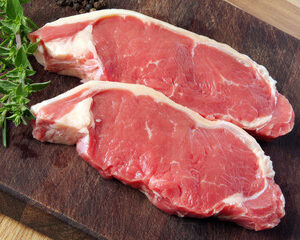 2 New York Strips - 1 inch